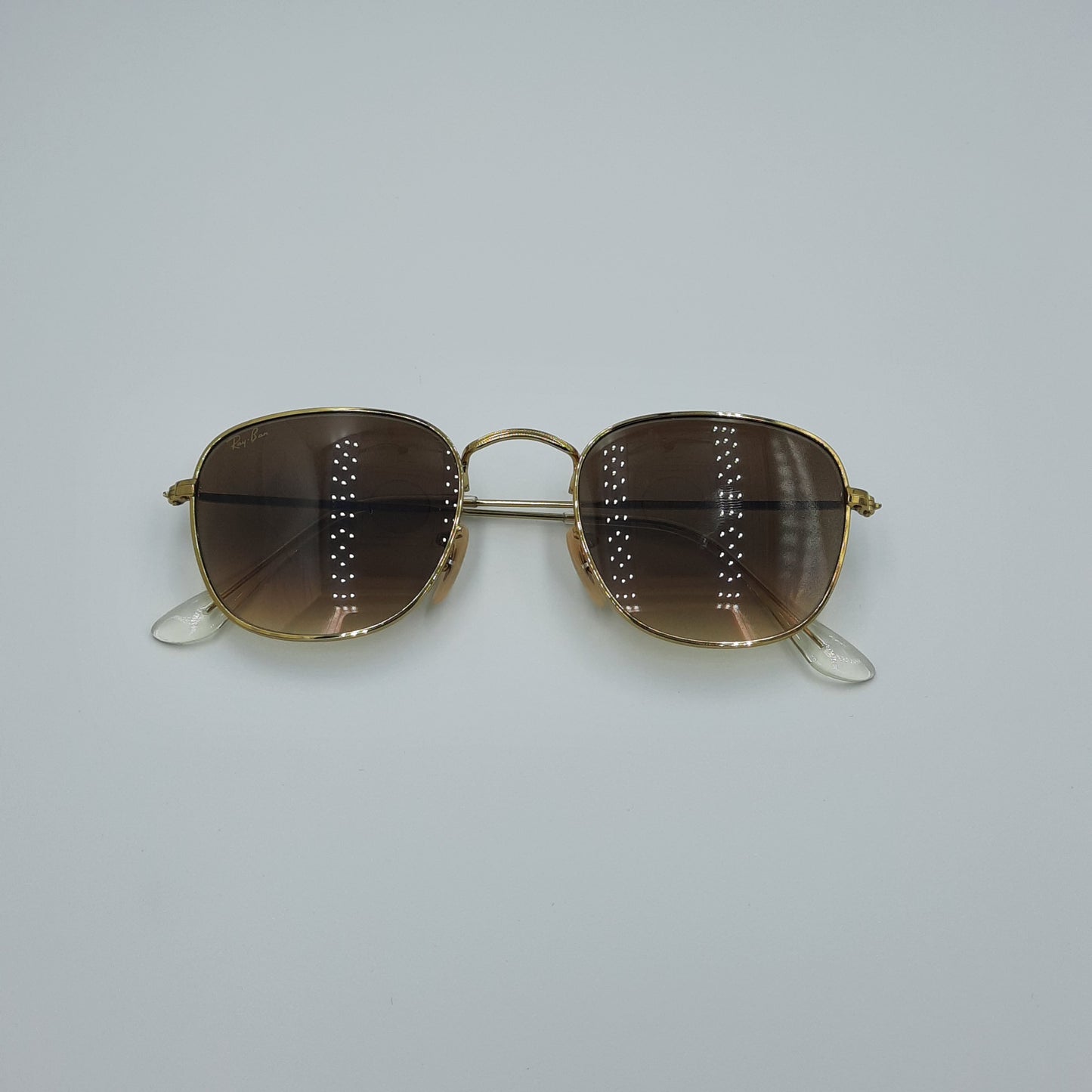 Solaires: RAYBAN  RB3857 Doré marron dégradé