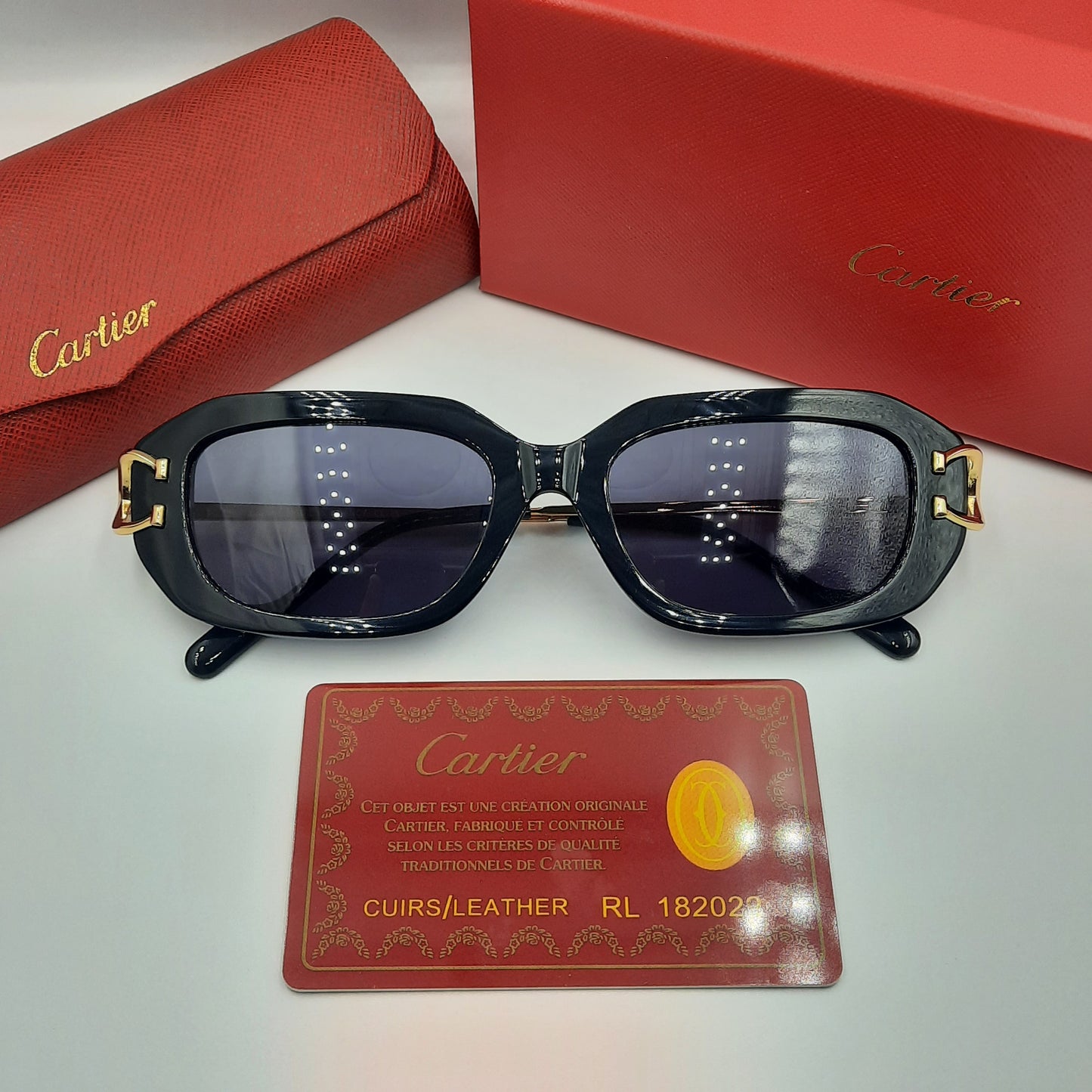 Solaires: CARTIER  CT0829S doré noir