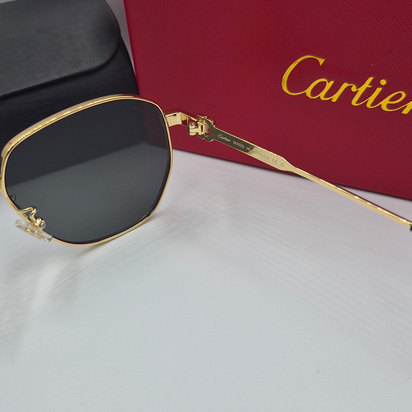 Solaires: CARTIER CT0484O doré noir