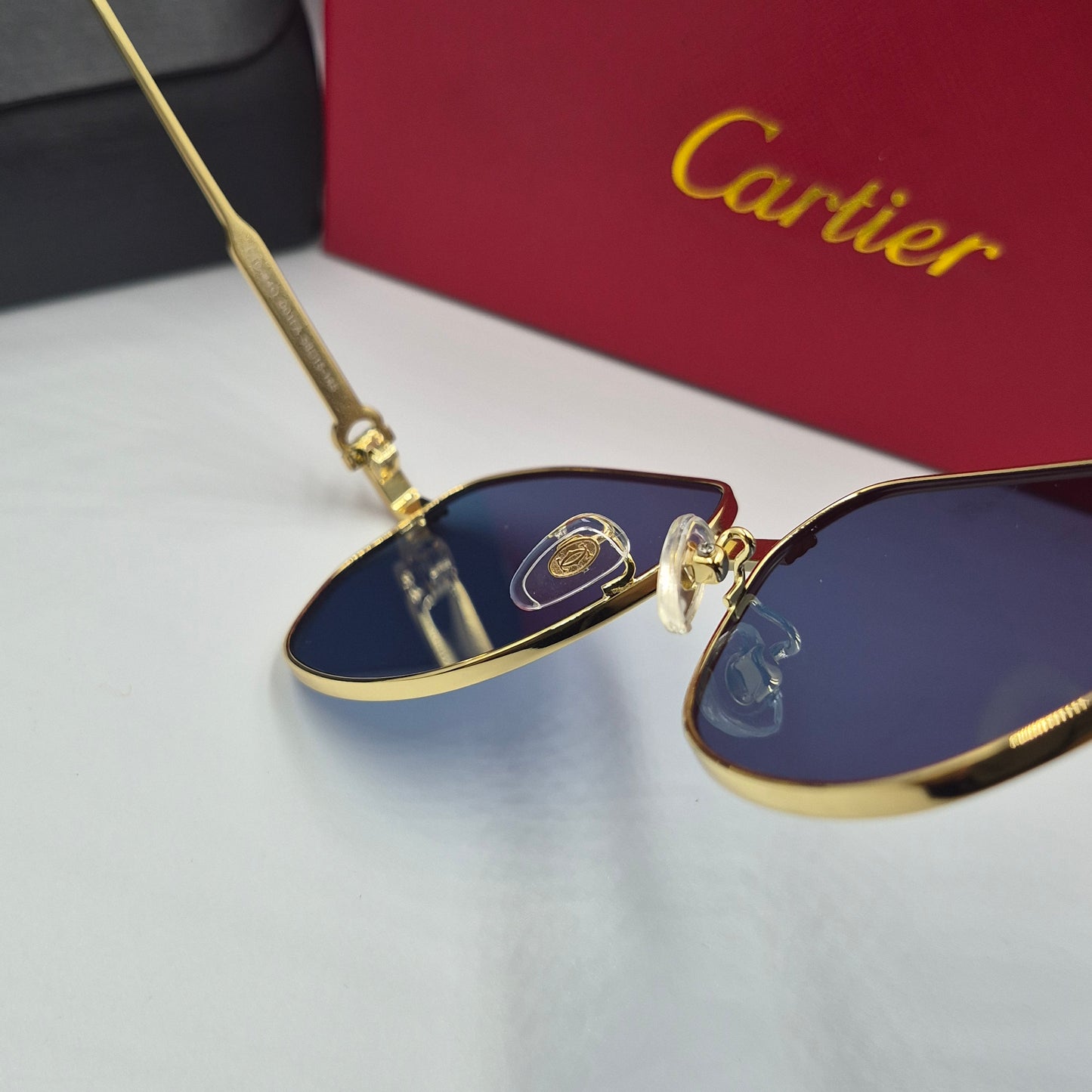 Solaires: CARTIER CT0484O doré bleu