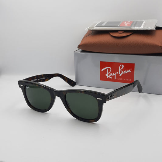 Solaires: RAYBAN Wayfarer Classic RB2140 VERT MARRON LEOPARD