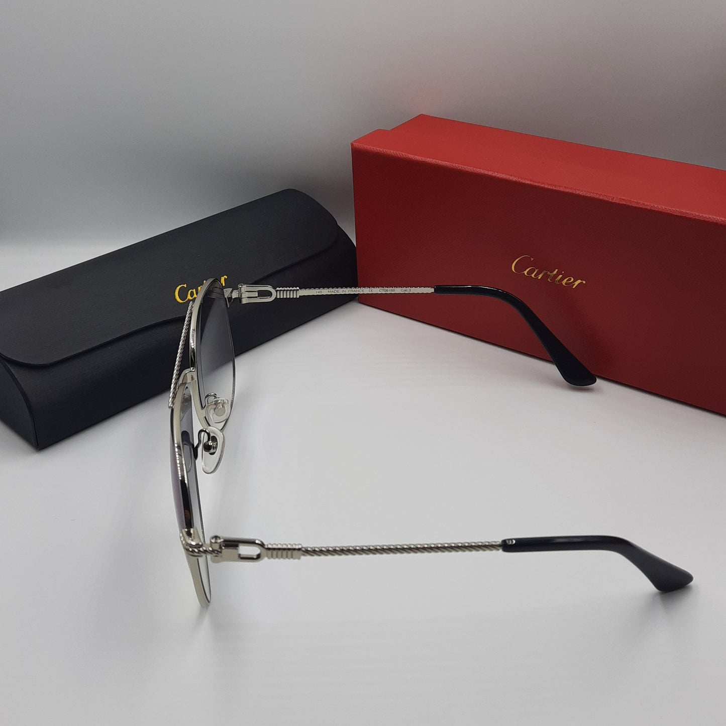 Solaires: CARTIER CT0618S argenté dégradé