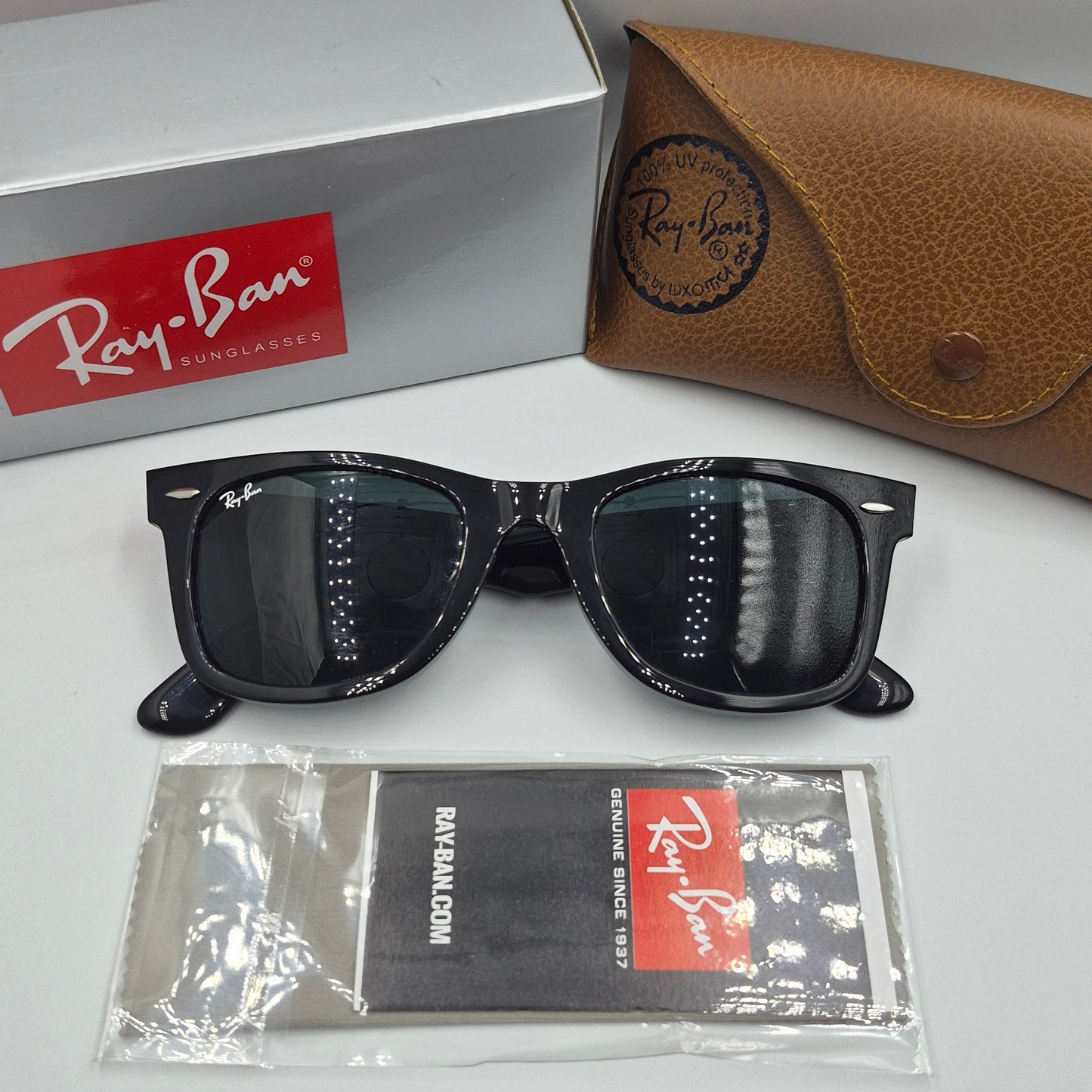 Solaires: Wayfarer Classic RB2140 Noir/Noir