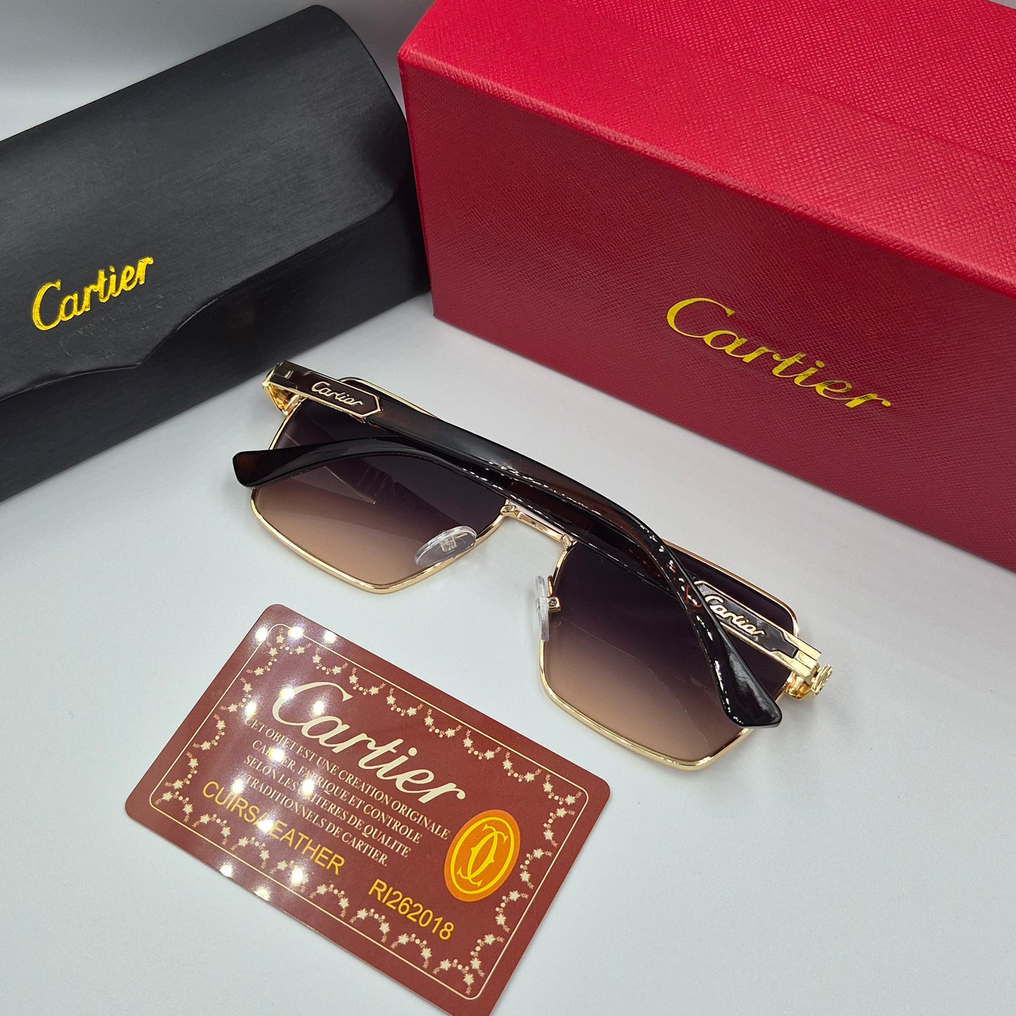 Solaires: CARTIER doré sunset