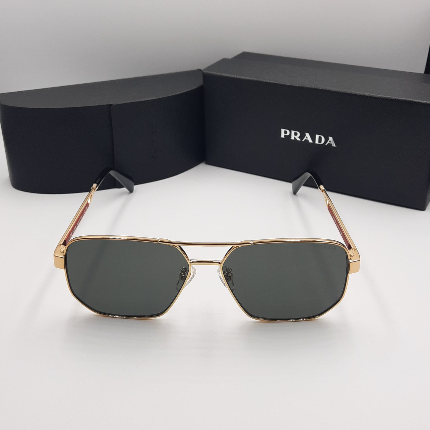 Solaires: PRADA OPS51ZS rouge doré noir