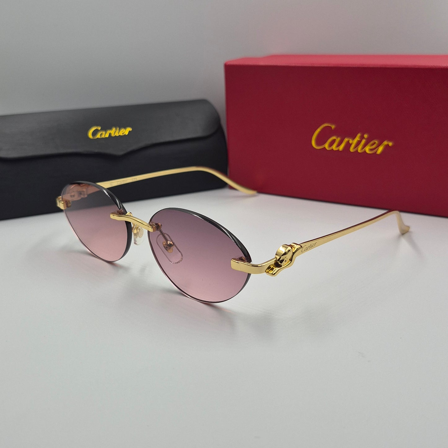 Solaires: CARTIER PANTHERE CT0504S doré rose