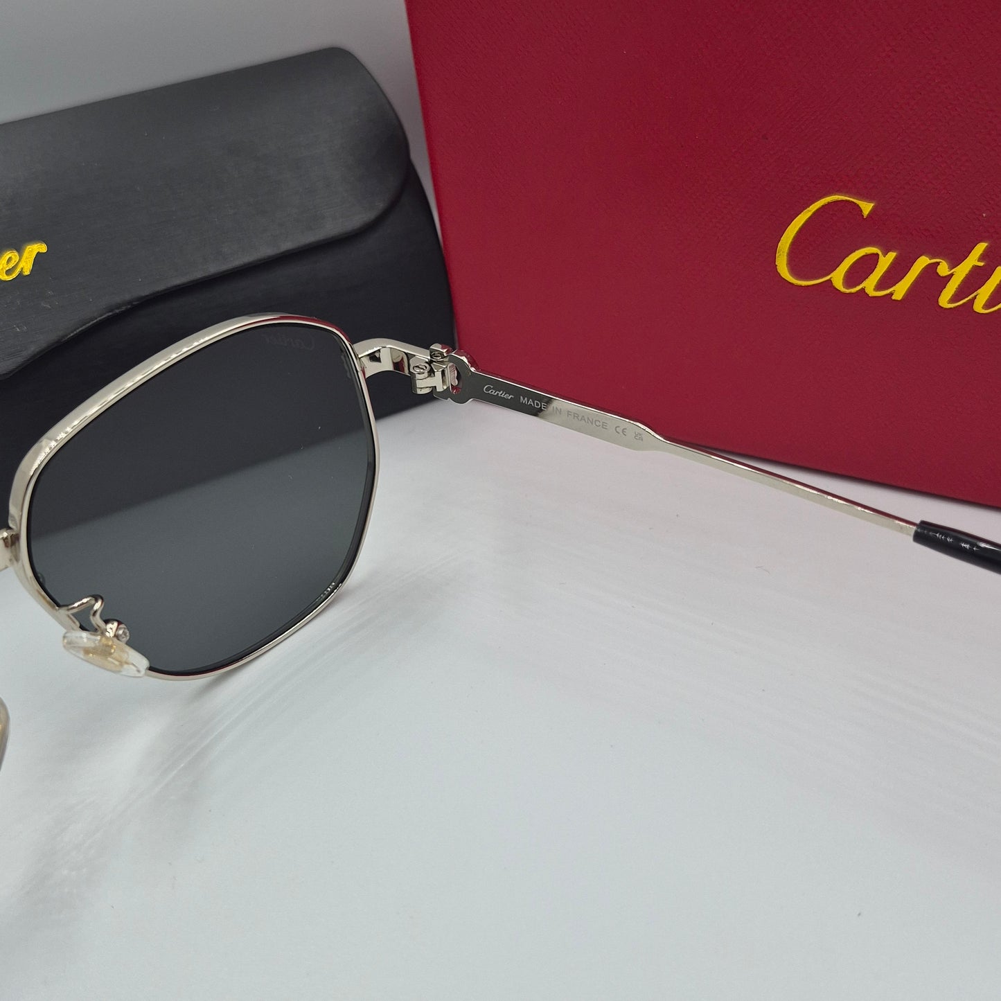 Solaires: CARTIER CT0484O argent noir