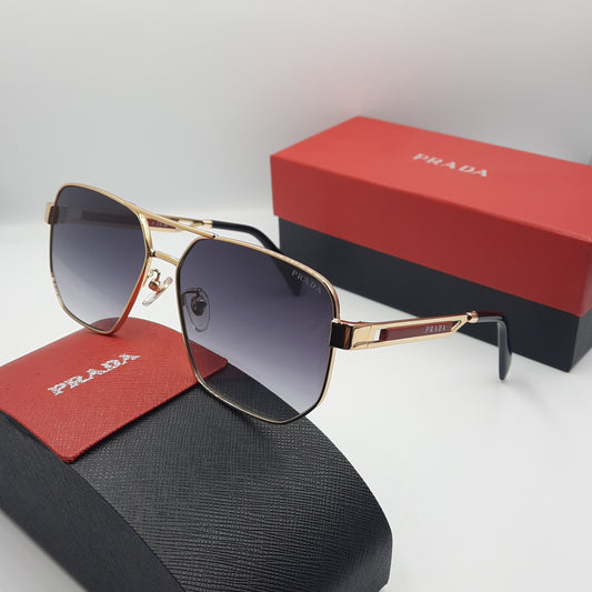 Solaires: PRADA OPS51ZS rouge doré noir