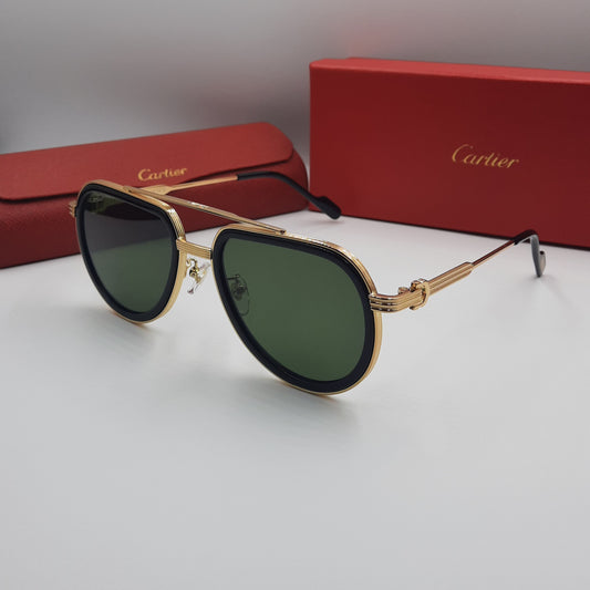 Solaires: CARTIER  CT0865S doré vert