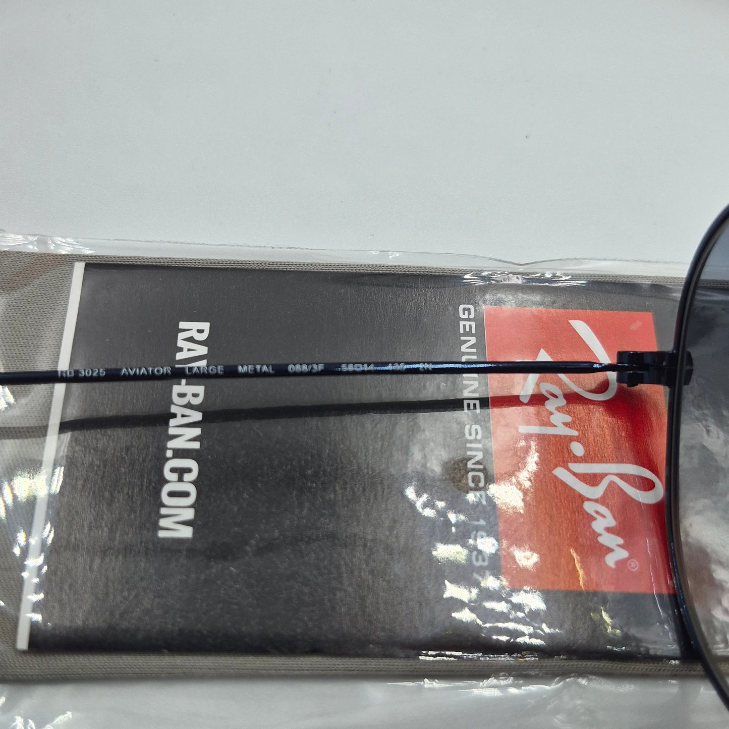 Solaires:  RAYBAN AVIATOR CLASSIC RB-3025 bleu