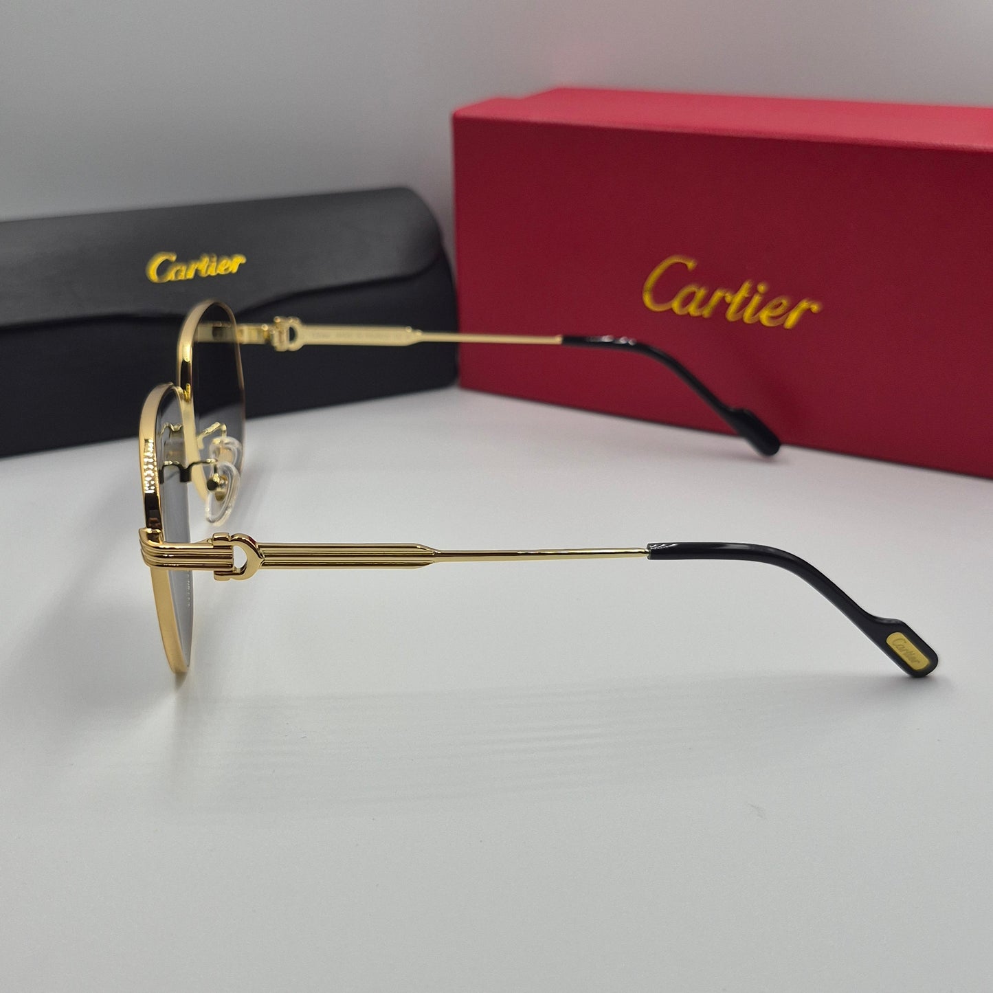 Solaires: CARTIER CT0484O doré noir