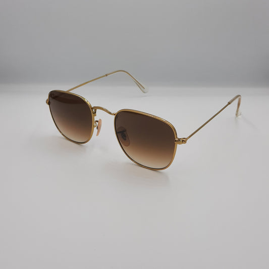 Solaires: RAYBAN  RB3857 Doré marron dégradé