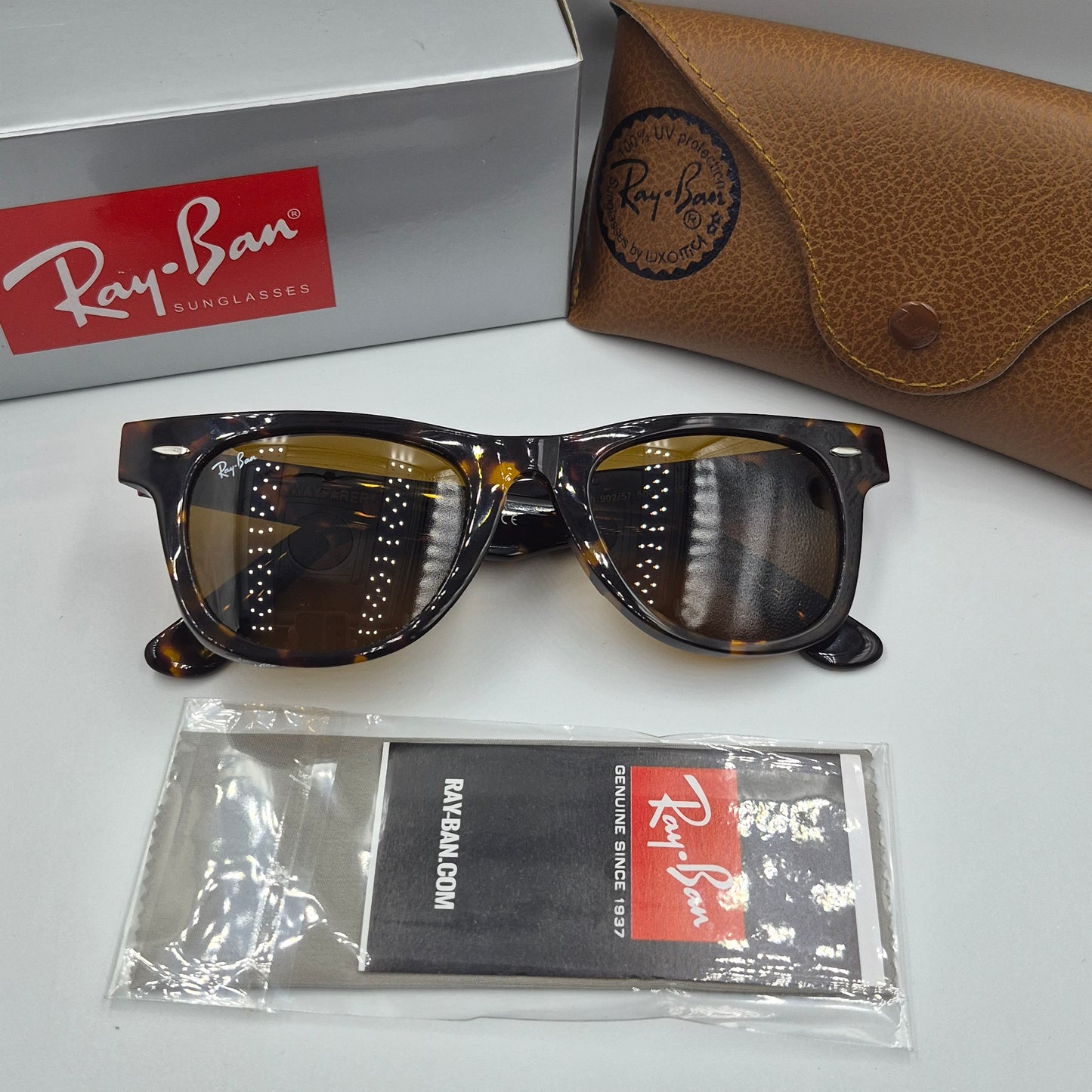 Solaires: RAYBAN Wayfarer Classic RB2140 Marron havane