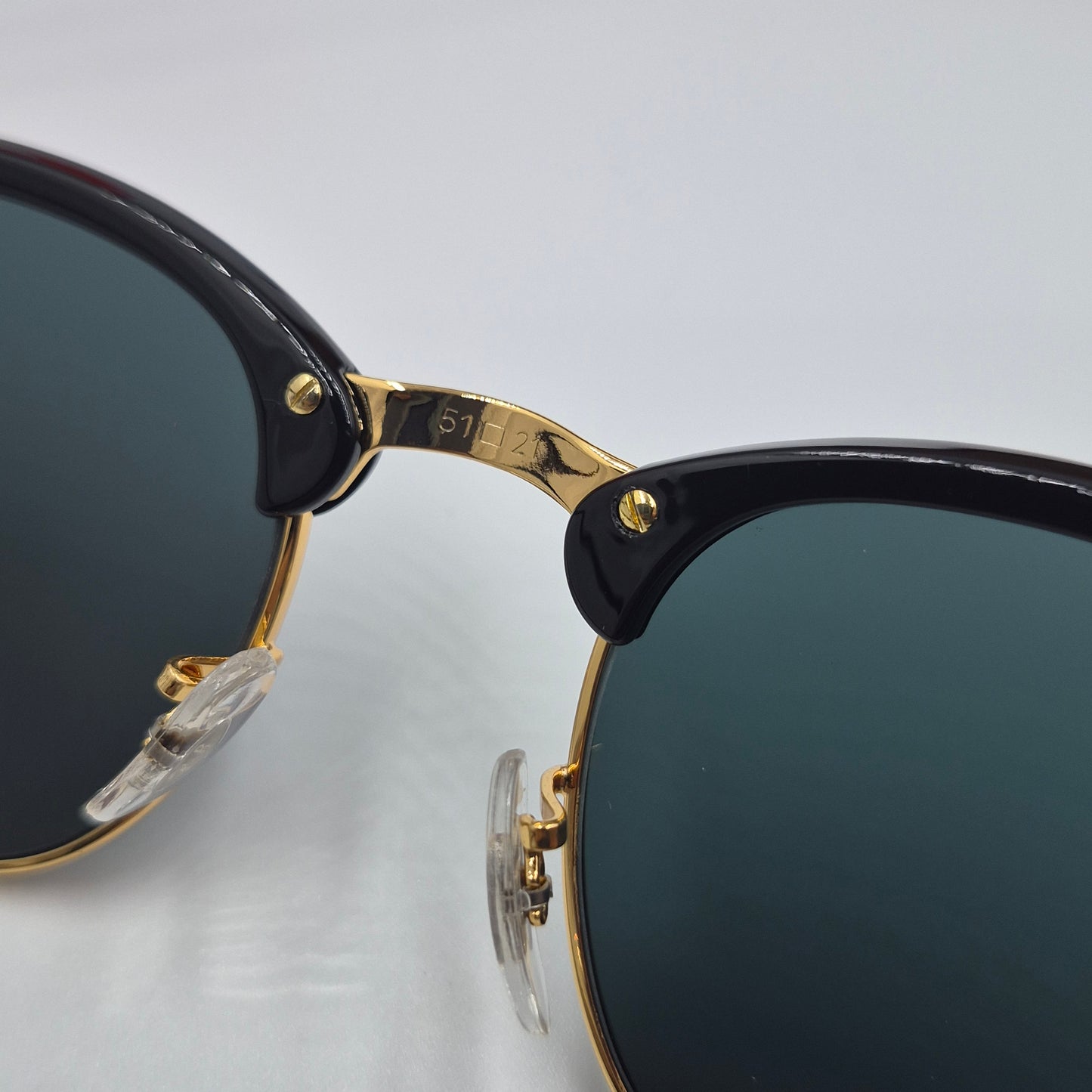 Solaires: Clubmaster RB-3016 Noir/doré