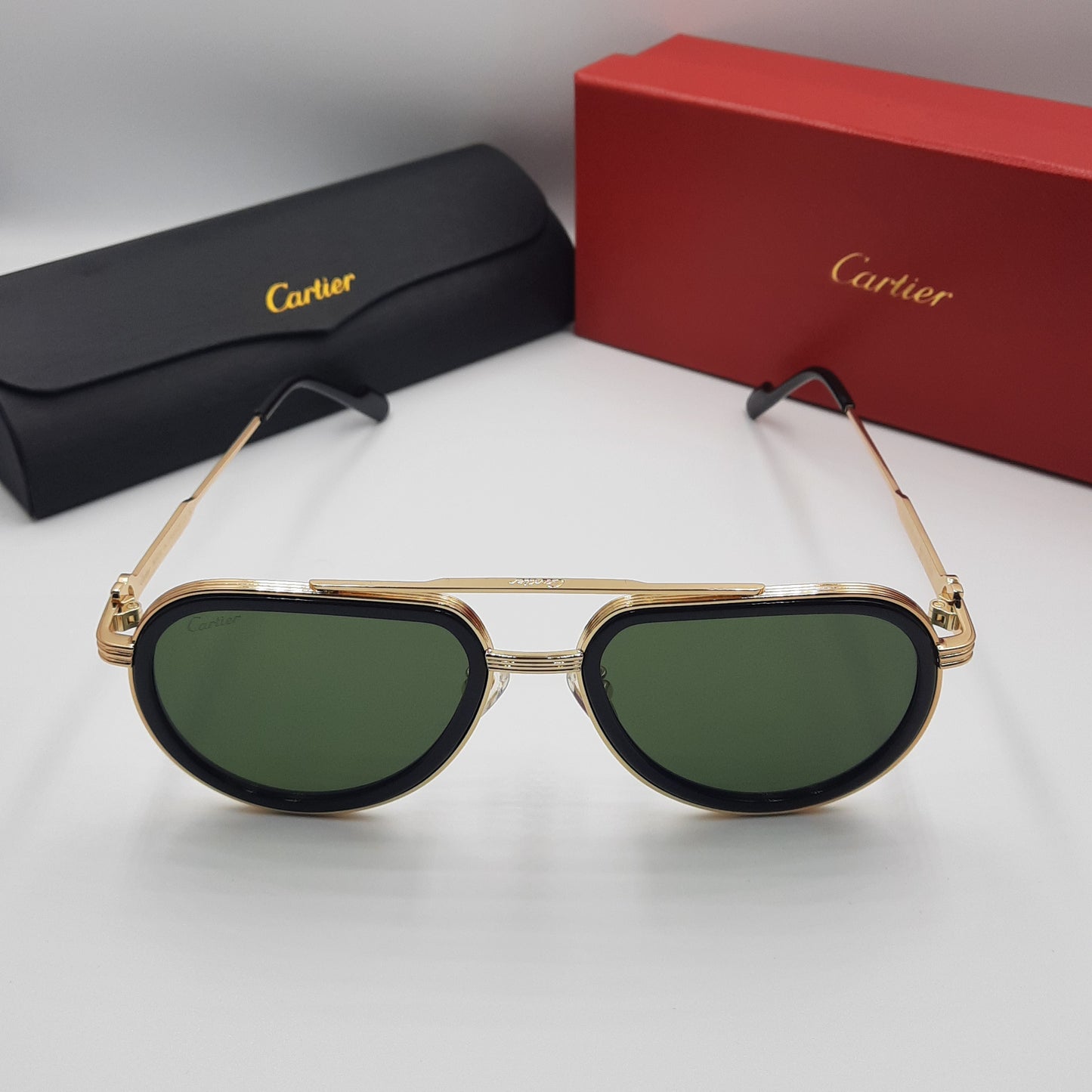 Solaires: CARTIER  CT0865S doré vert