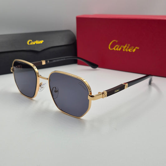 Solaires: CARTIER santos doré noir