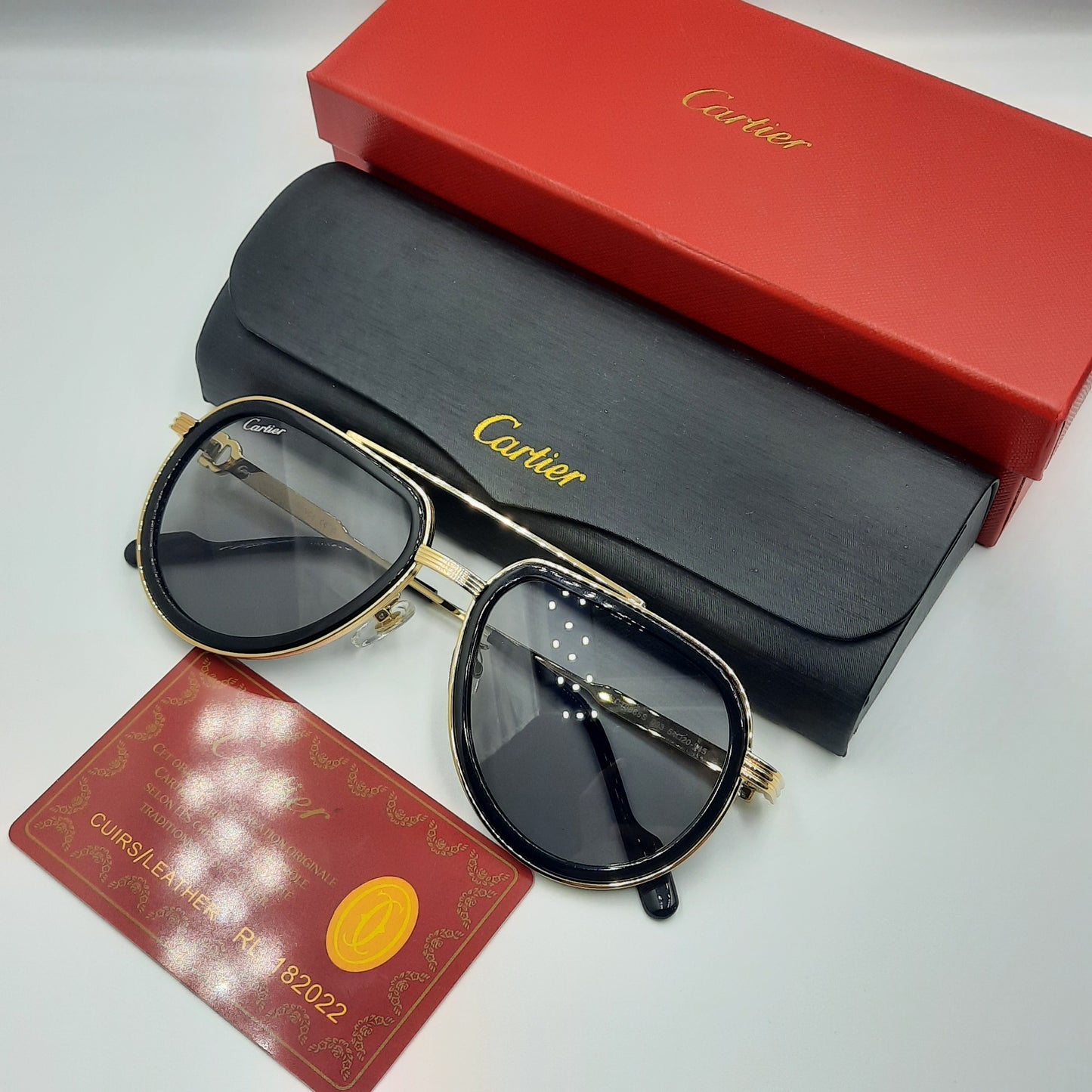 Solaires: CARTIER  CT0865S doré noir