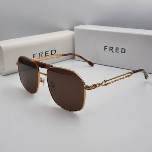 Solaires: FRED FG40044U doré marron