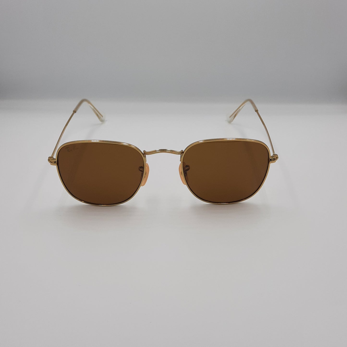 Solaires: RAYBAN  RB3857 Doré marron