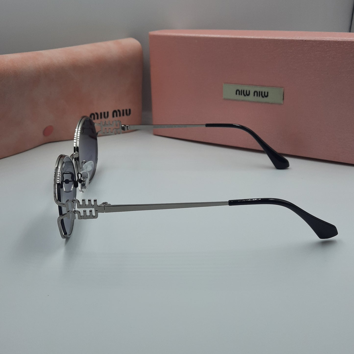 Solaires: MIUMIU argenté