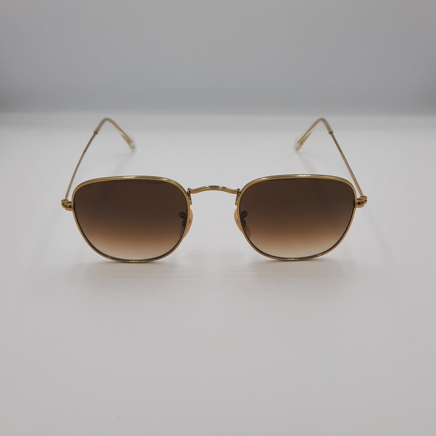 Solaires: RAYBAN  RB3857 Doré marron dégradé