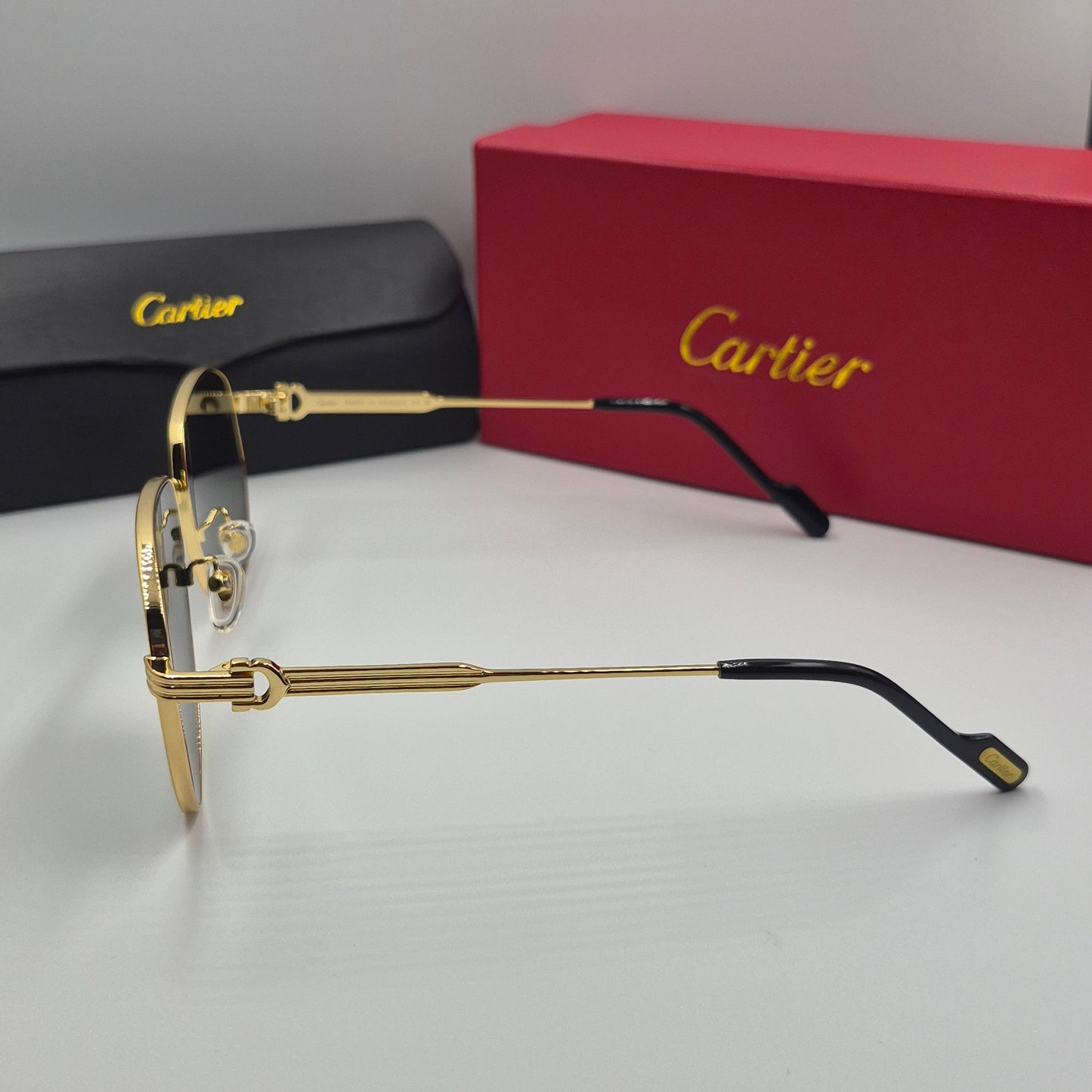 Solaires: CARTIER CT0484O doré vert