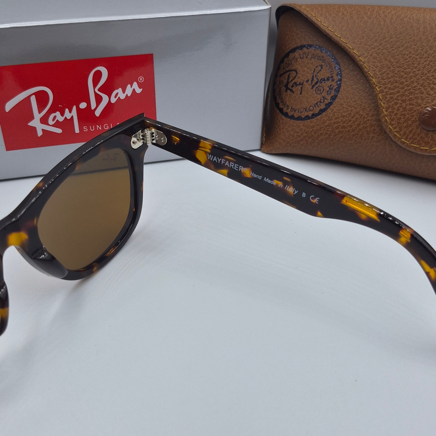 Solaires: RAYBAN Wayfarer Classic RB2140 Marron havane