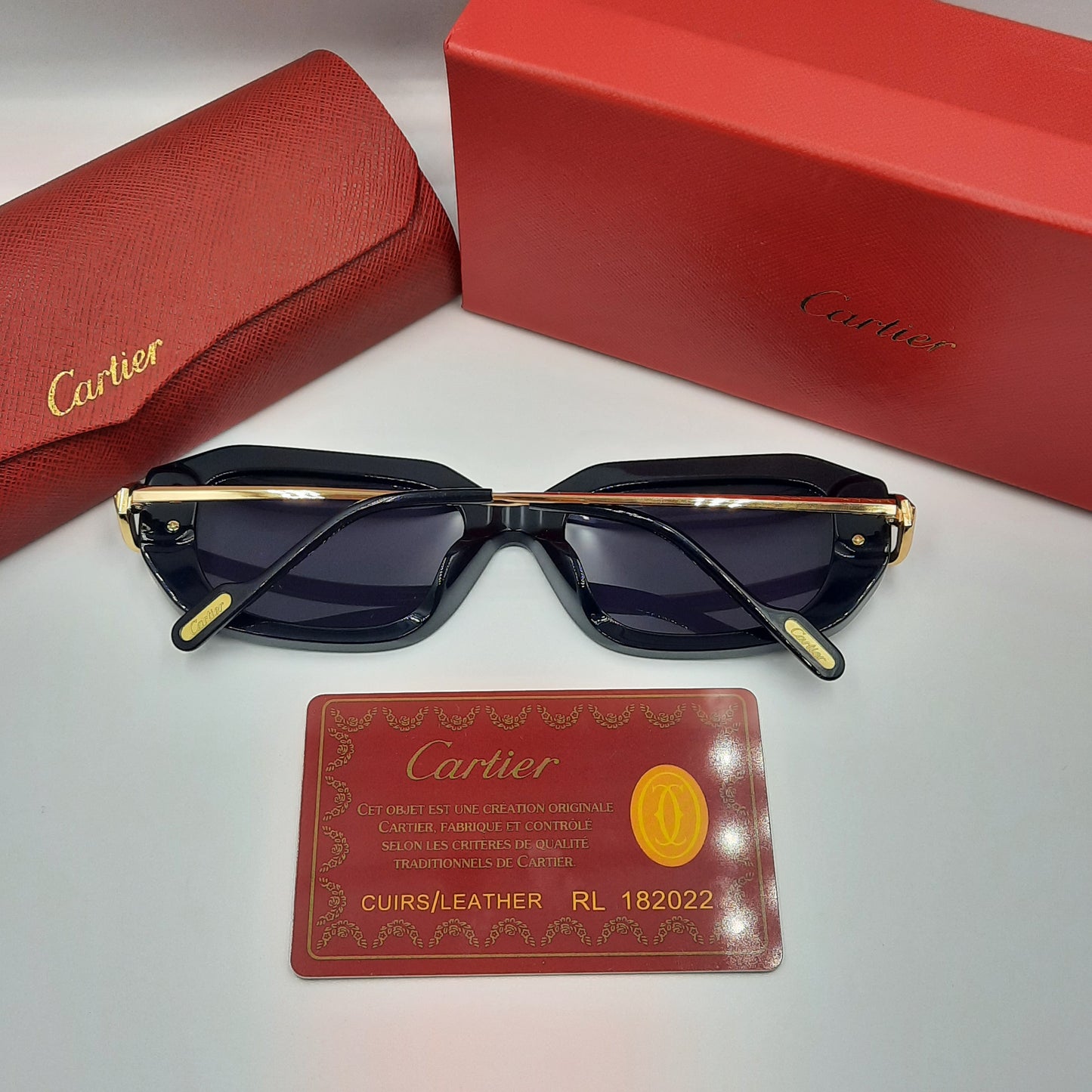 Solaires: CARTIER  CT0829S doré noir