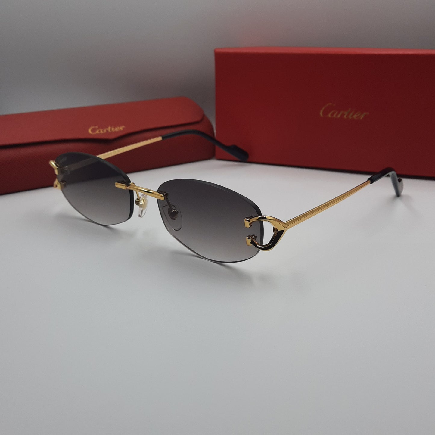 Solaires: CARTIER C decor CT0467S doré noir