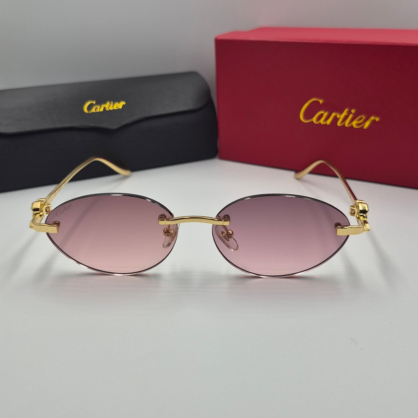 Solaires: CARTIER PANTHERE CT0504S doré rose