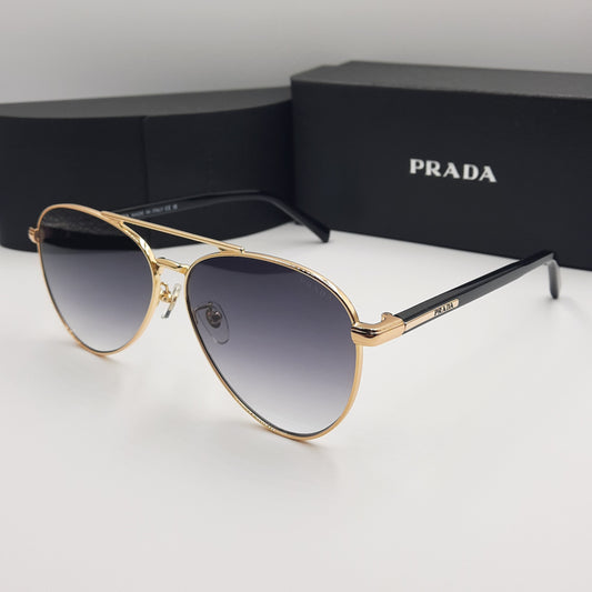 Solaires: PRADA SPRA58 doré noir deg