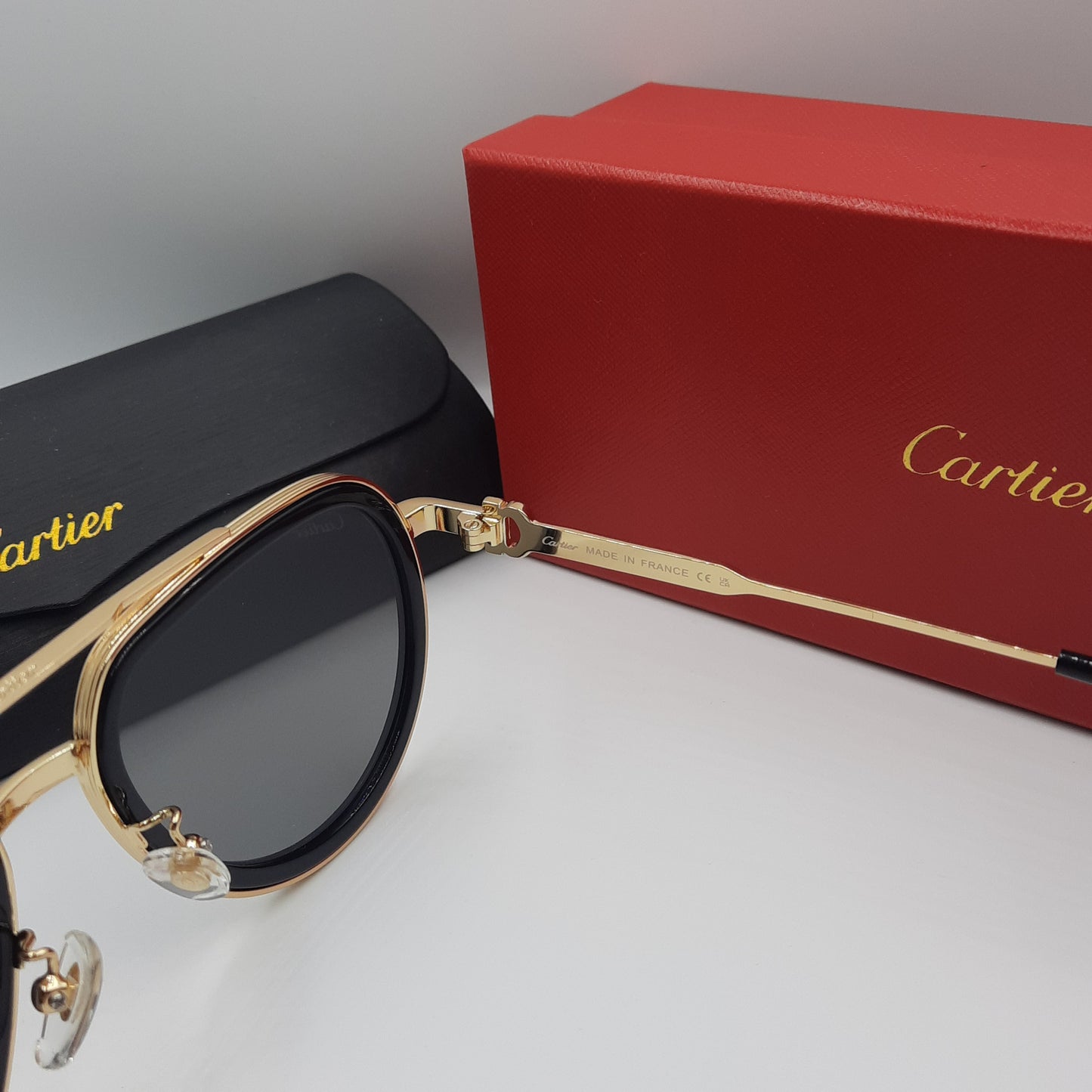 Solaires: CARTIER  CT0865S doré noir