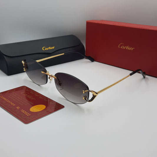 Solaires: CARTIER C decor CT0467S doré noir