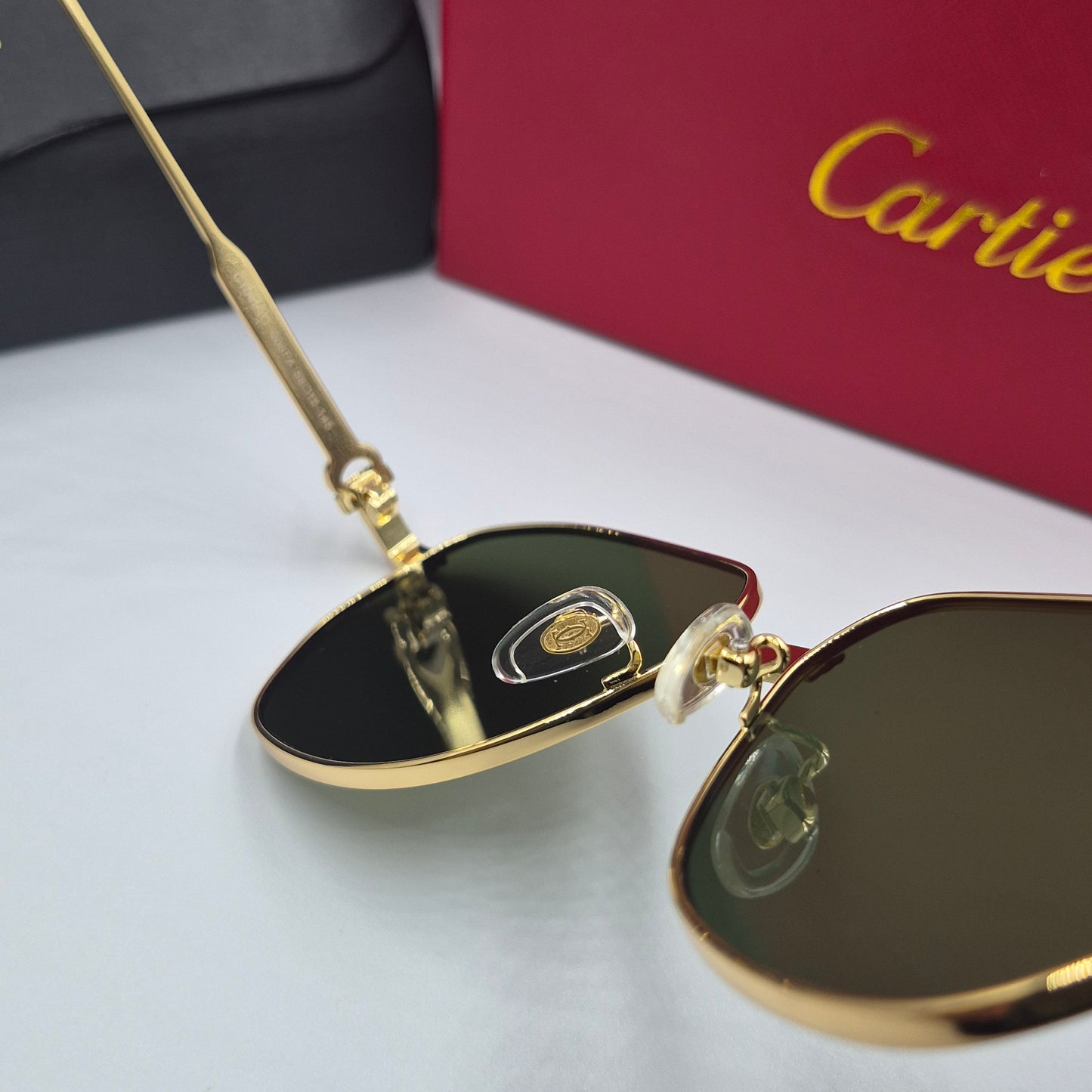 Solaires: CARTIER CT0484O doré vert