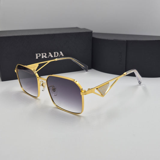Solaires: PRADA PRA51V doré noir deg