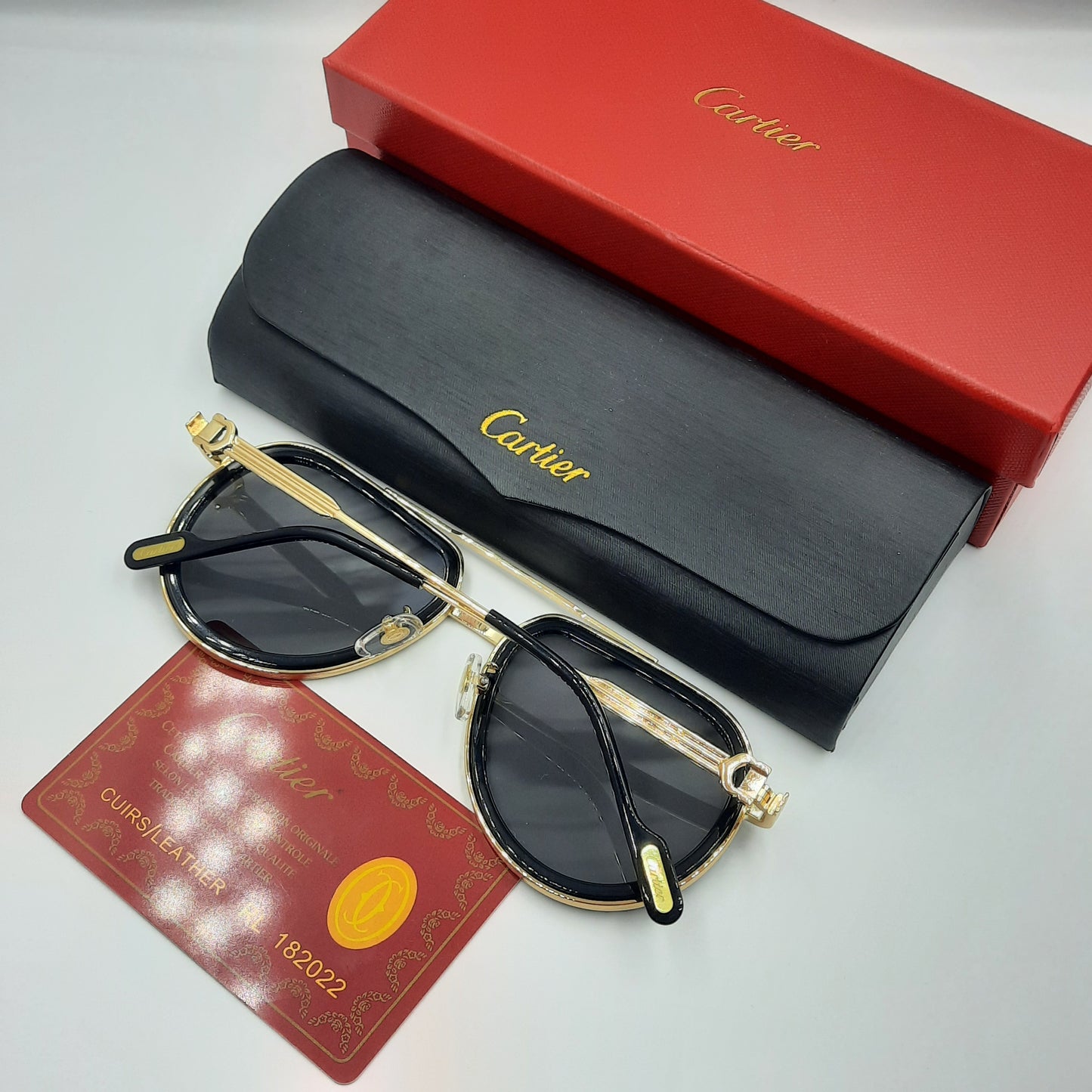 Solaires: CARTIER  CT0865S doré noir