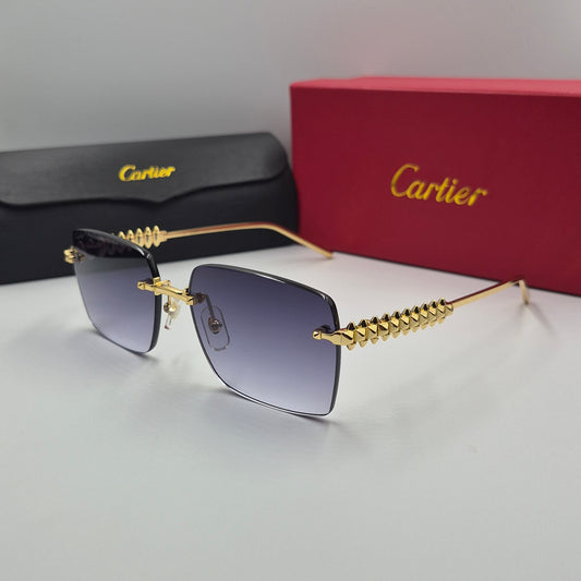 Solaires: CARTIER CLASH CT0545S doré noir neg