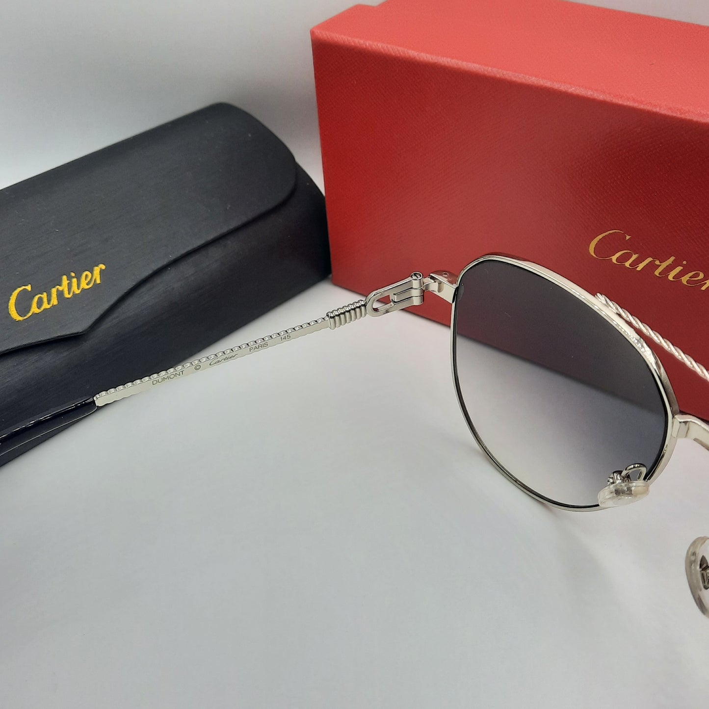Solaires: CARTIER CT0618S argenté dégradé