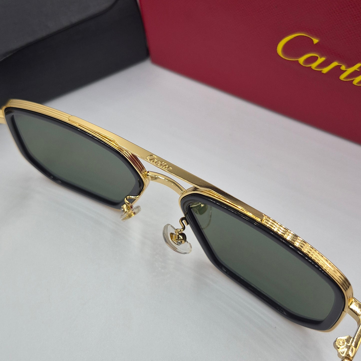 Solaires: CARTIER CT0863S doré vert