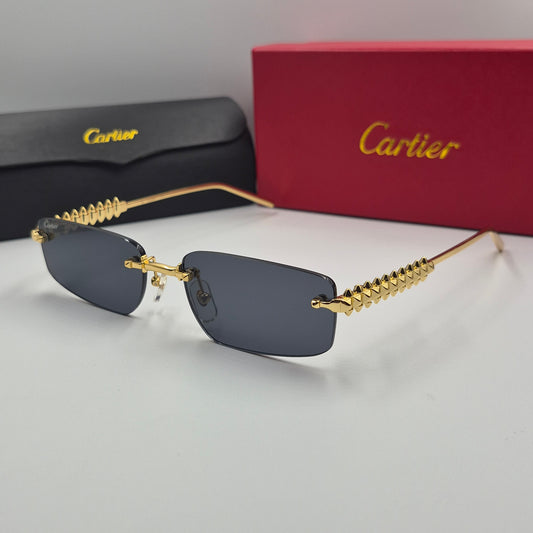 Solaires: CARTIER CLASH CT0544S doré noir