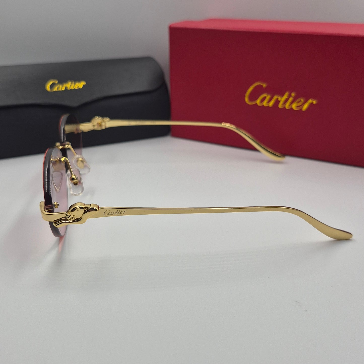 Solaires: CARTIER PANTHERE CT0504S doré rose
