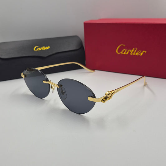 Solaires: CARTIER PANTHERE CT0504S doré noir