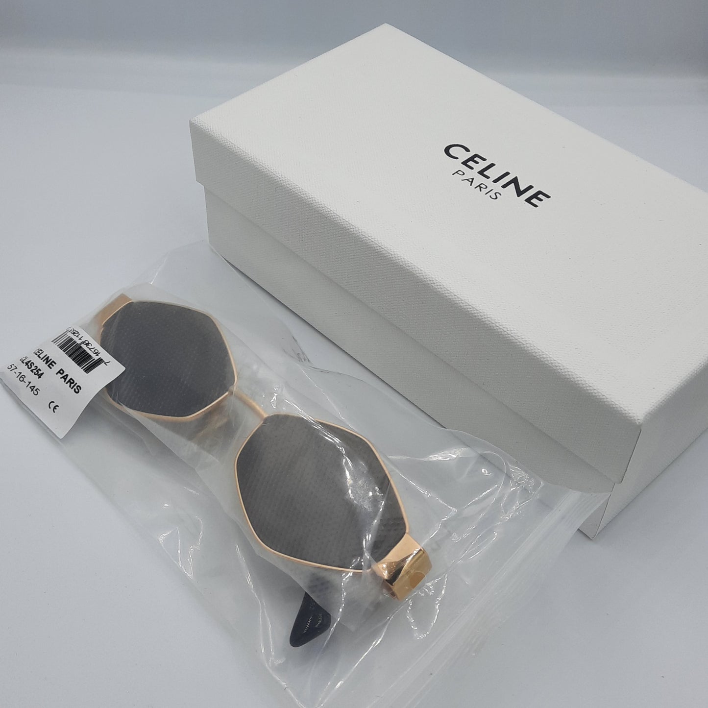 Solaires: CELINE Triomphe CL4S254 doré marron