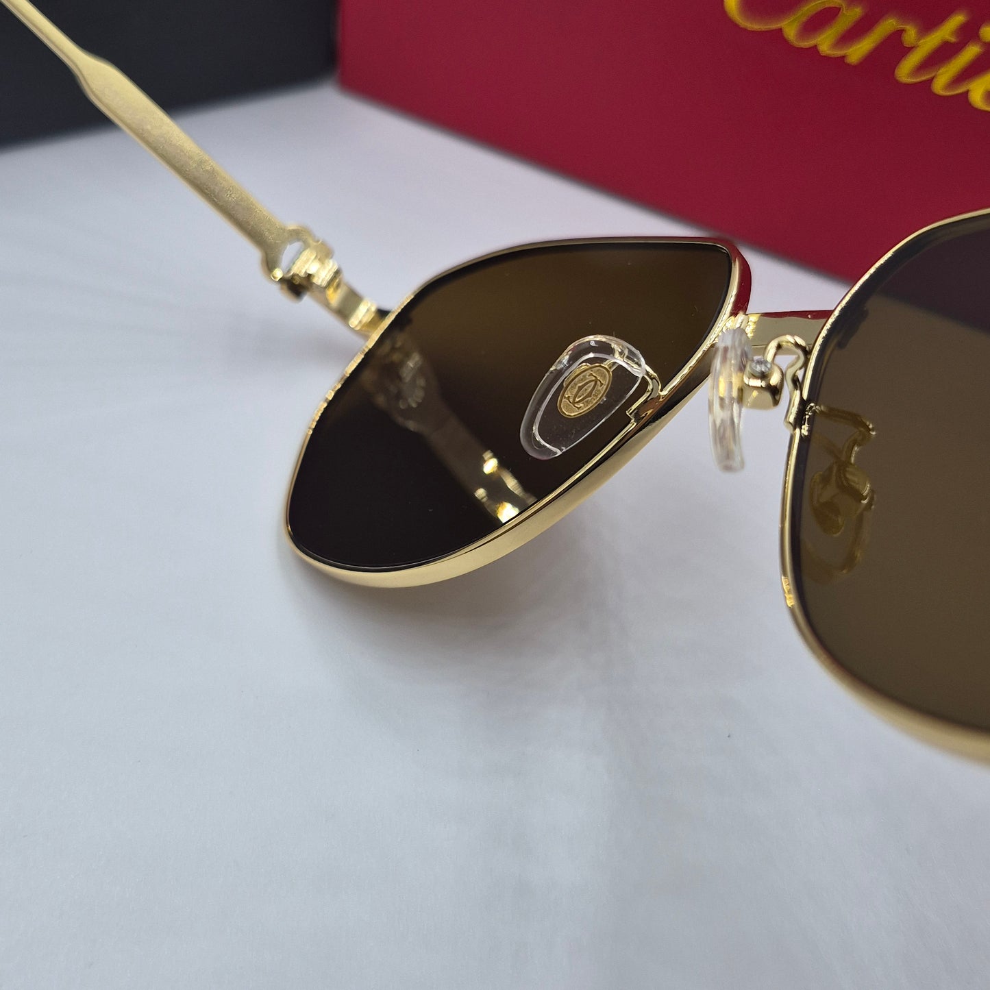 Solaires: CARTIER CT0484O doré marron