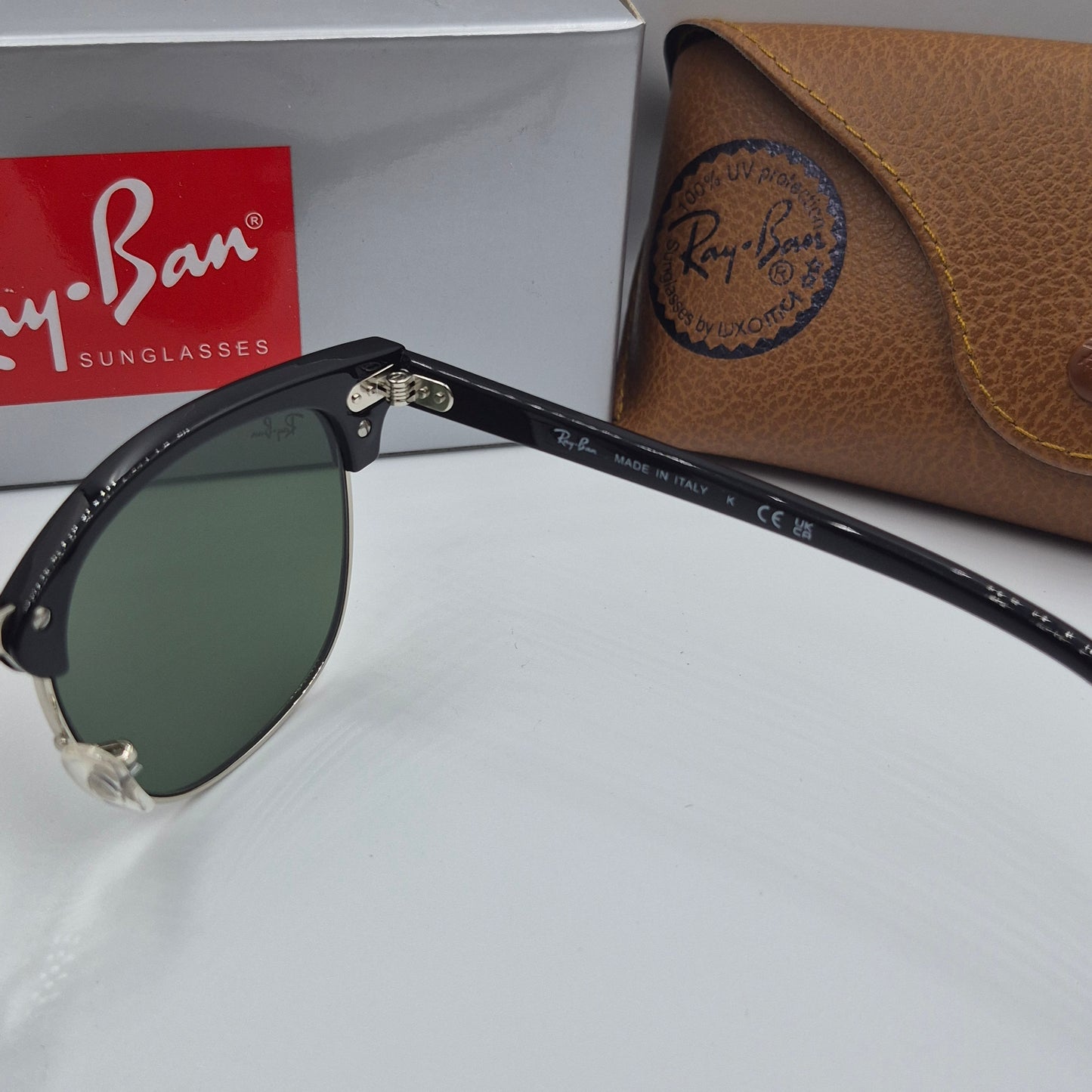 Solaires: Clubmaster RB-3016 Noir/argent