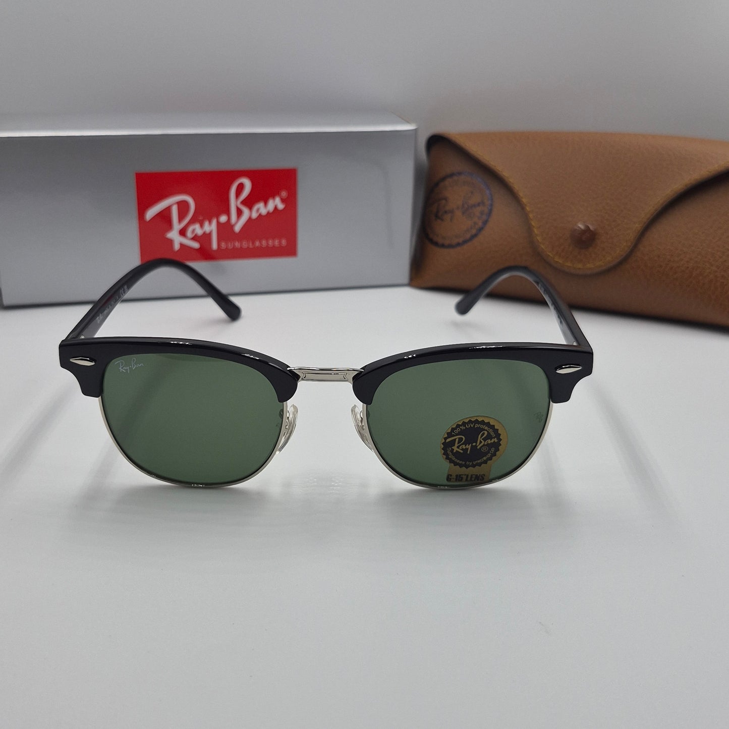 Solaires: Clubmaster RB-3016 Noir/argent