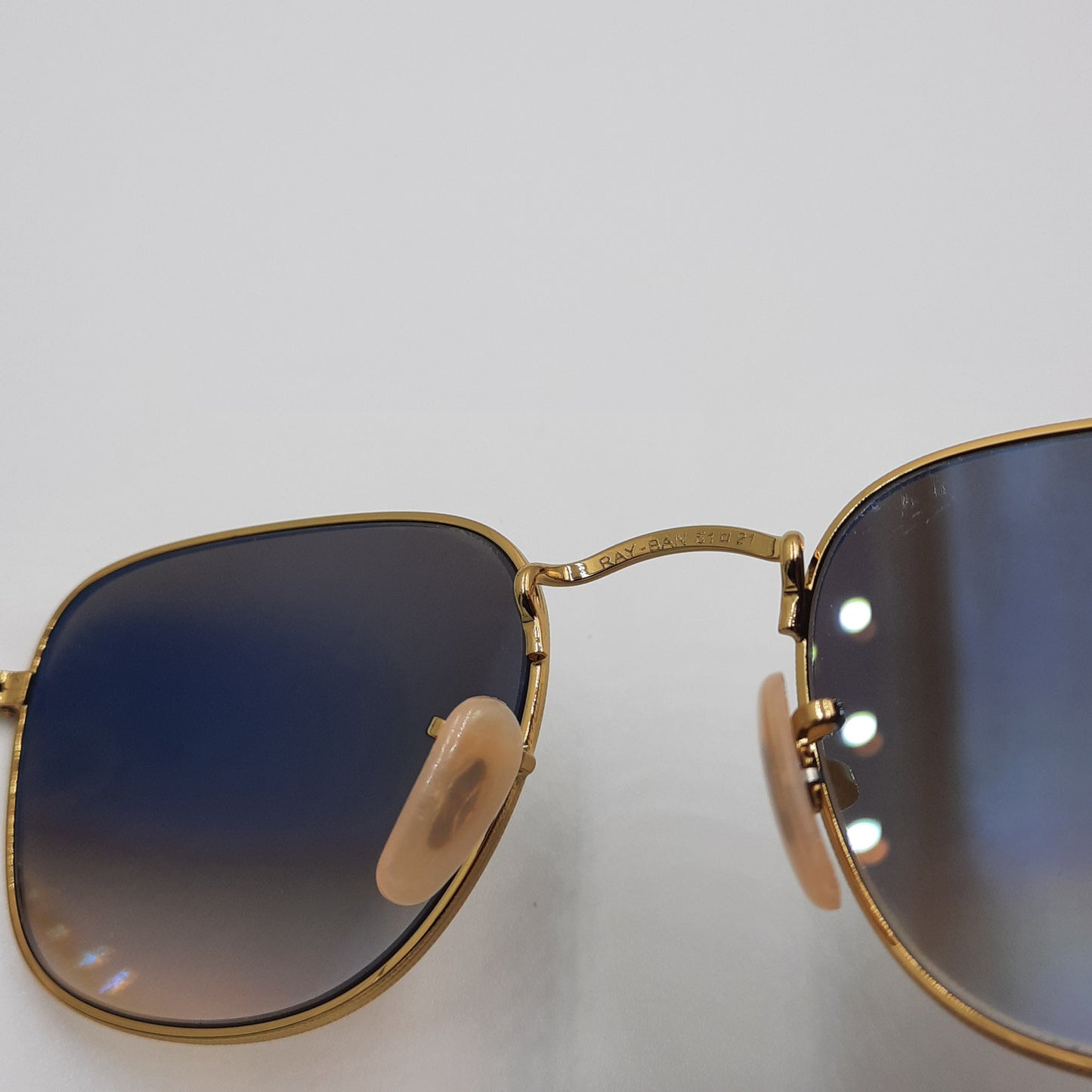 Solaires: RAYBAN  RB3857 Doré marron dégradé