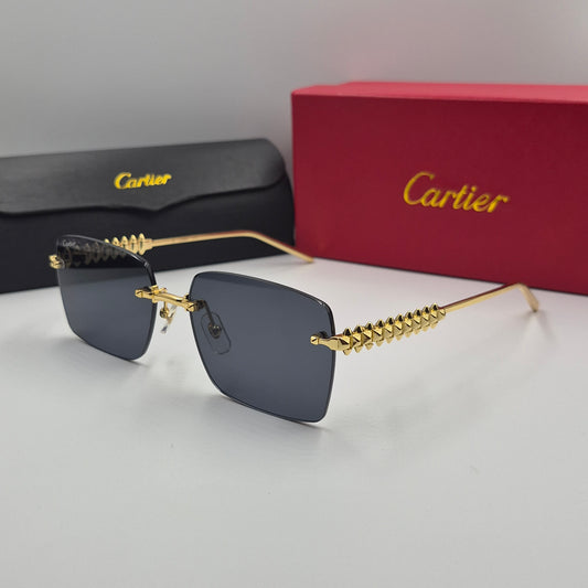Solaires: CARTIER CLASH CT0545S doré noir
