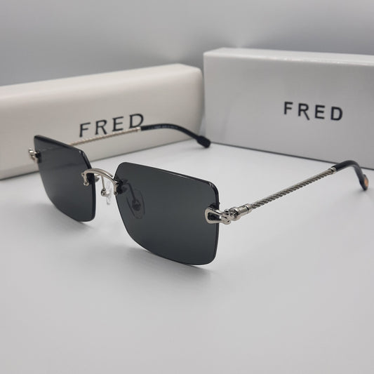 Solaires: FRED FG40023U argent noir