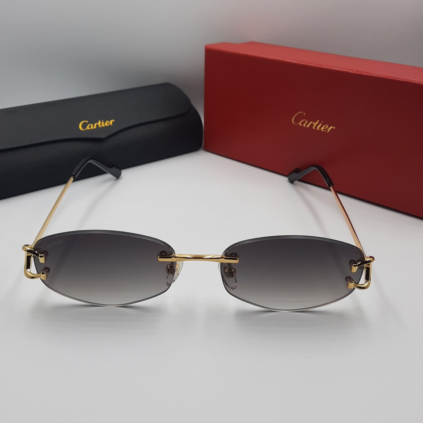Solaires: CARTIER C decor CT0467S doré noir